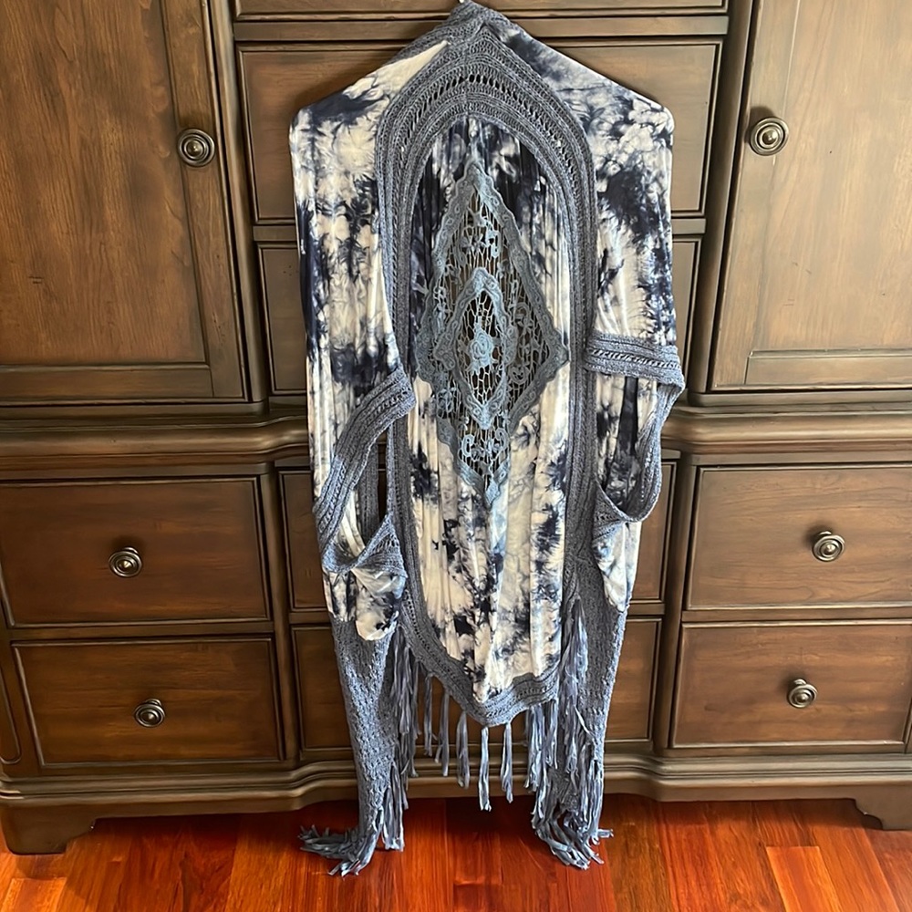 Boho Tie Dye cardigan